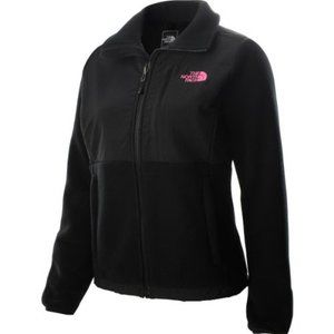 Black & Pink North Face Fleece Jacket